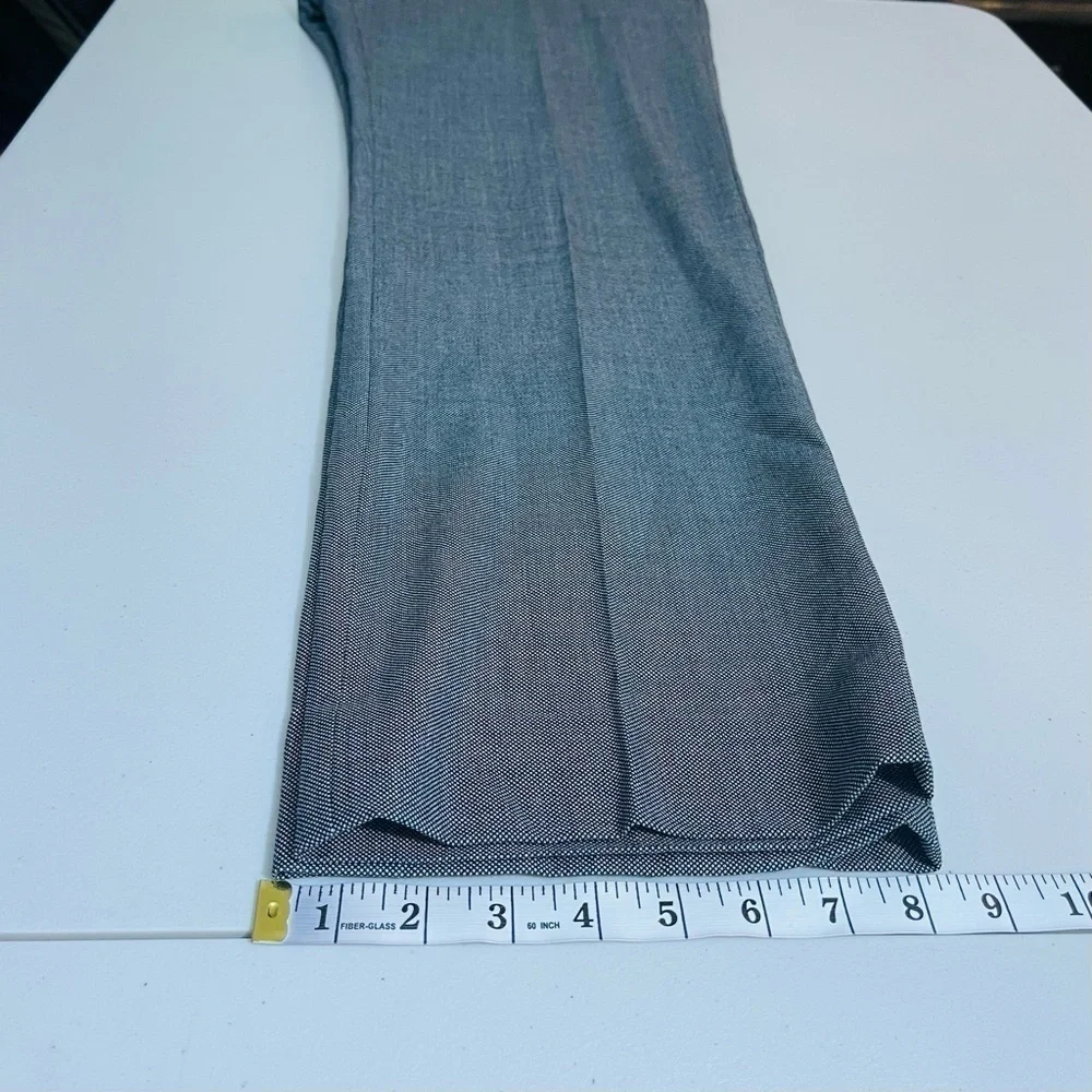Banana Republic 100% Wool High Rise Dress Pants Men Size 34 Black/White Pockets